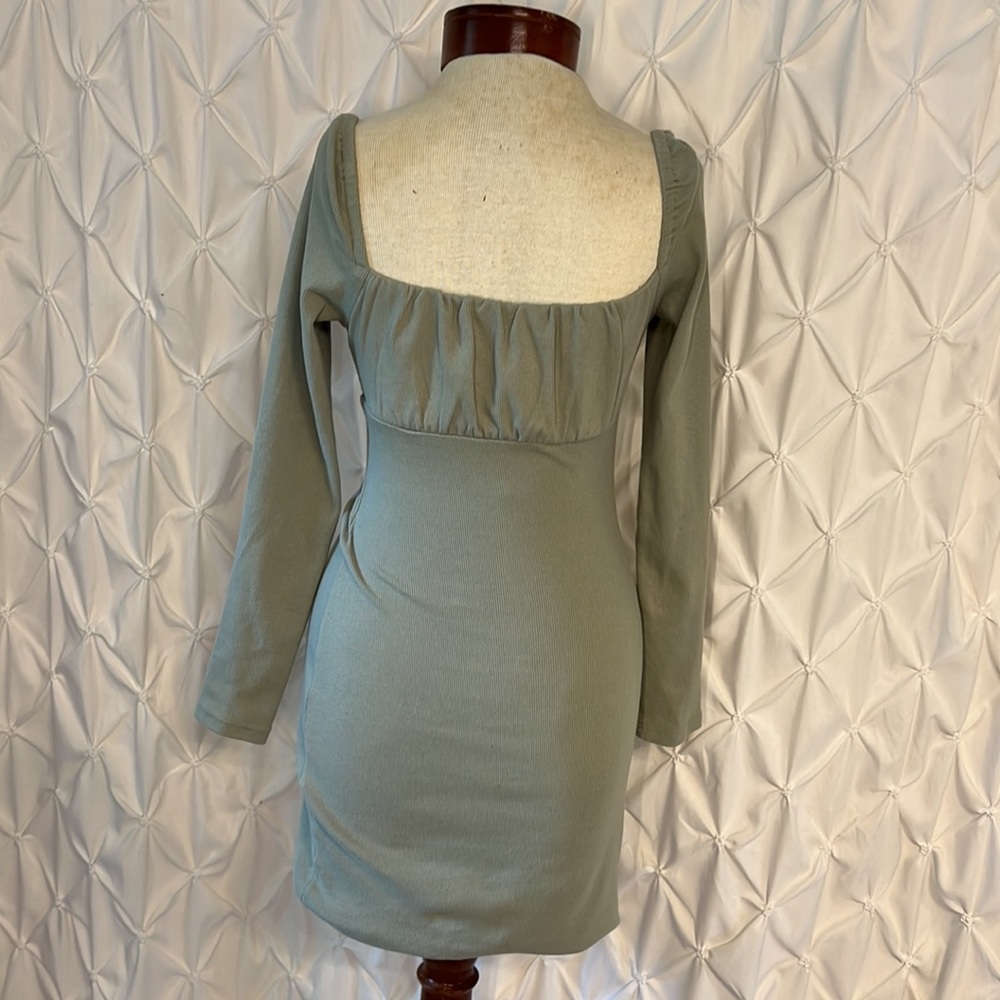 Princess Polly RENEE MINI DRESS GREEN - Picture 6 of 7